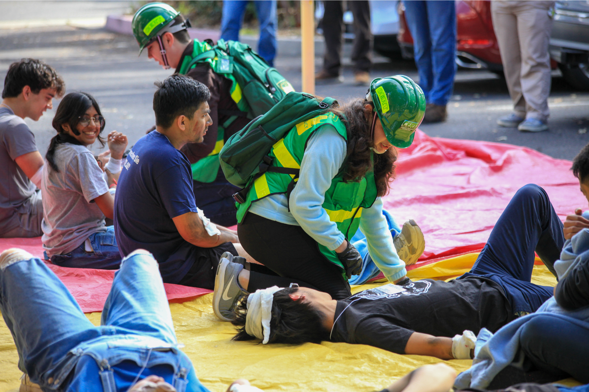 CERTs during live drill