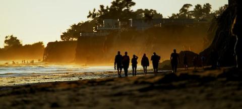 Isla Vista beachgoers