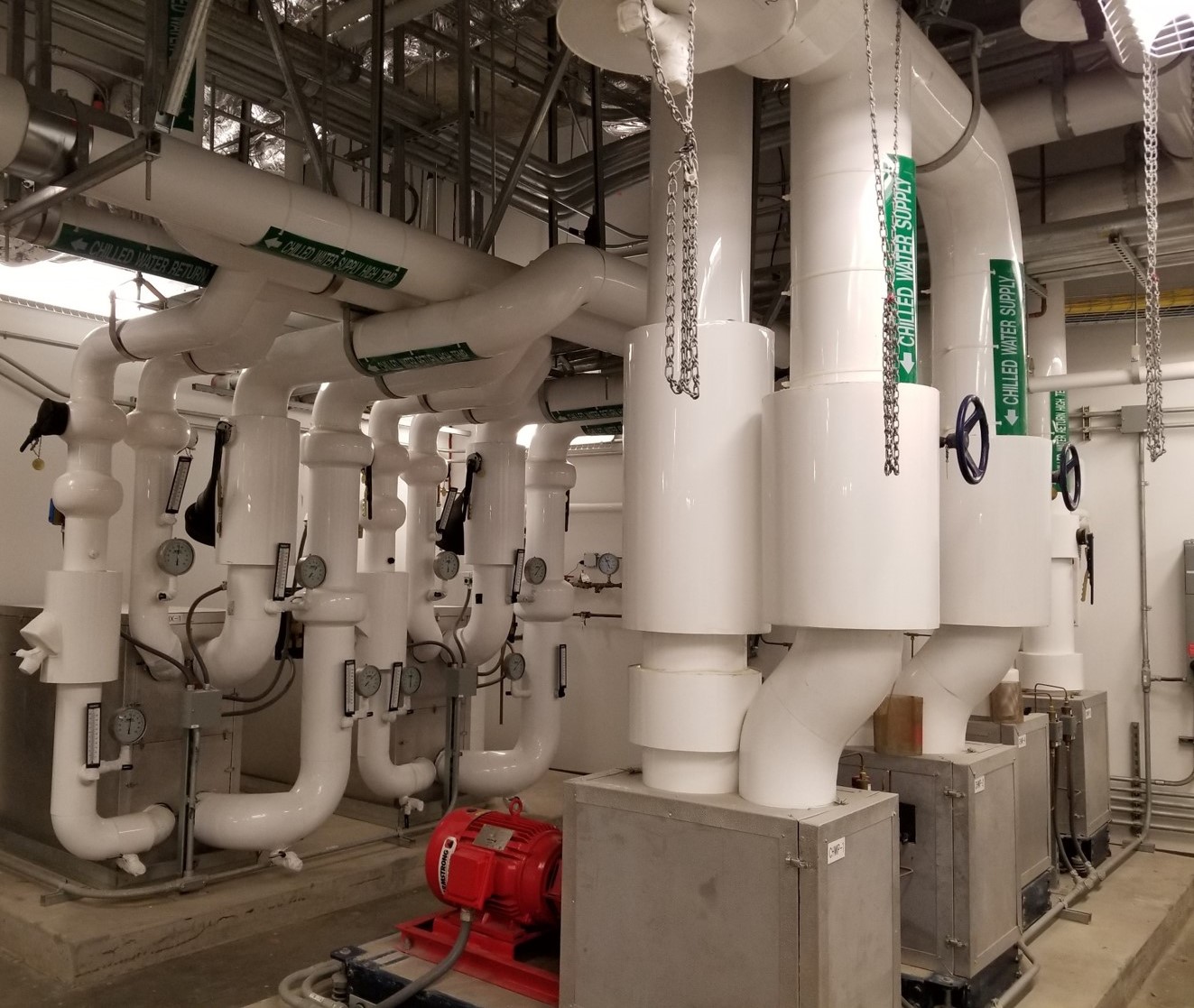 chilled water pipes